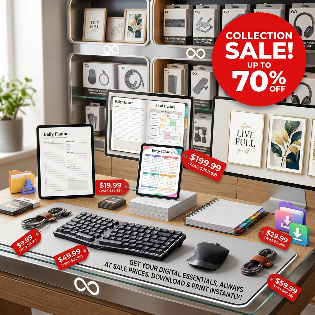 DIGITAL PRODUCTS & PRINTABLES