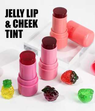Water Jelly Tint Stick, Milk Cooling Water Jelly Tint Lip Gloss, Milk Jelly Tint Jelly Blush Stick, Sheer Lip & Cheek Stain