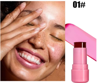 Water Jelly Tint Stick, Milk Cooling Water Jelly Tint Lip Gloss, Milk Jelly Tint Jelly Blush Stick, Sheer Lip & Cheek Stain