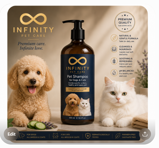 Infinity Pet care - Dog & Cat Shampoo